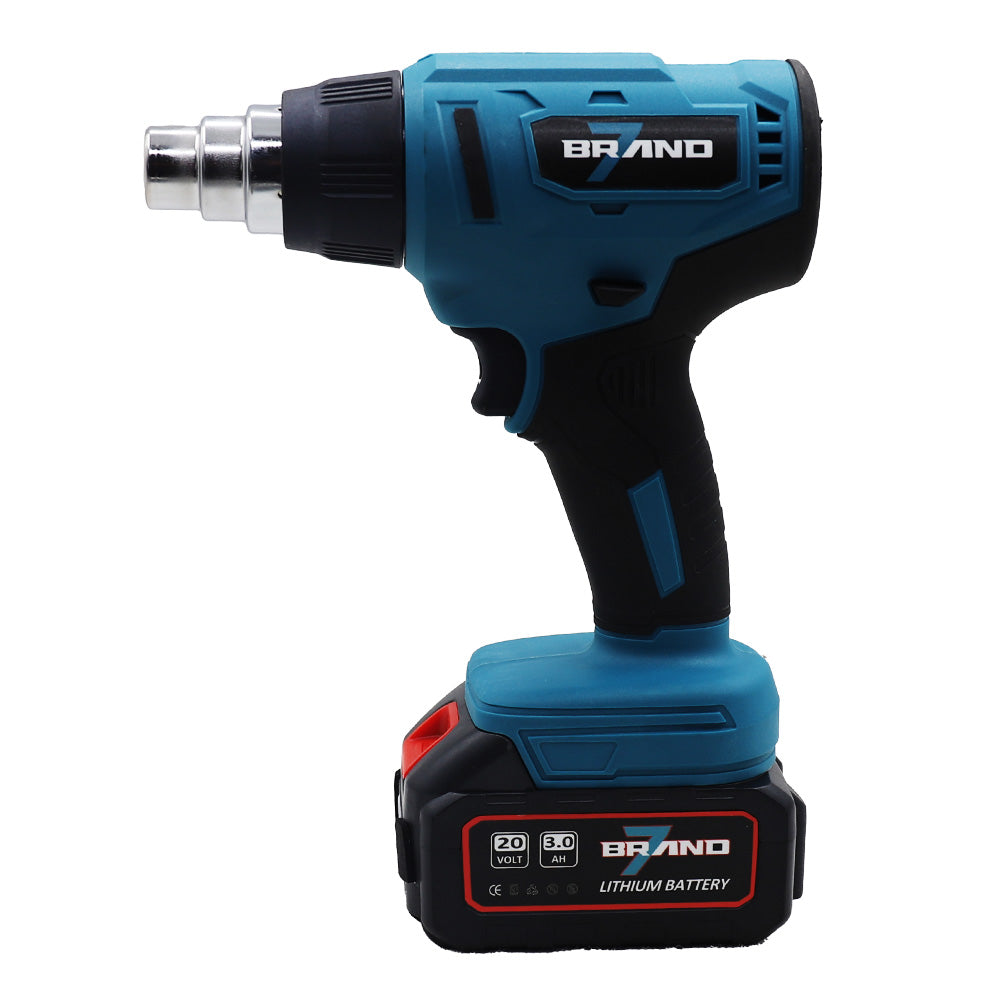 Heißluftpistole/ Heißluftföhn + 2 Akkus BRAND7 | HLRQ-01