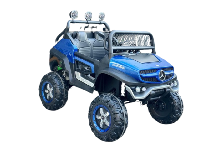 Mercedes Unimog Elektroauto für Kinder – 2-Sitzer mit Allrad und Fernbedienung