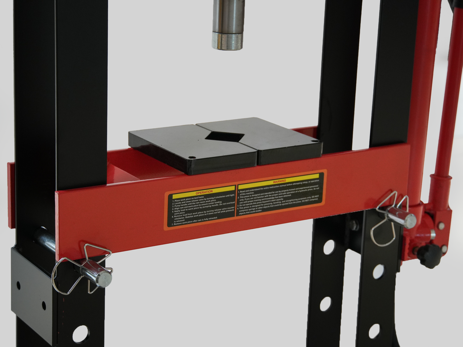 Hydraulische 10T Werkstattpresse – Handpumpe für präzise Pressarbeiten
