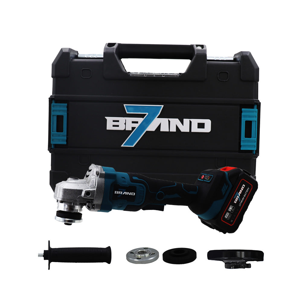 Winkelschleifer + 2 Akkus BRAND7 | HLJM-05-A