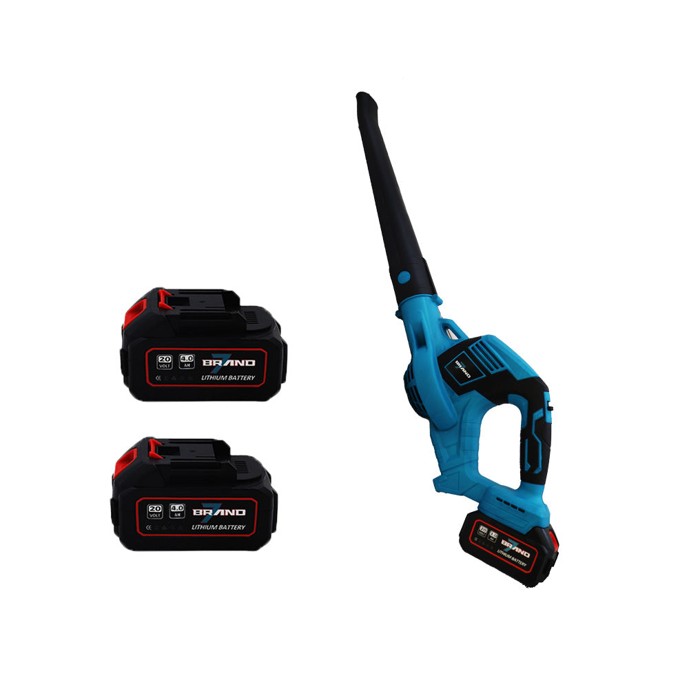 Laubgebläse/ Laubbläser + 2 Akkus BRAND7 | HLCF-03