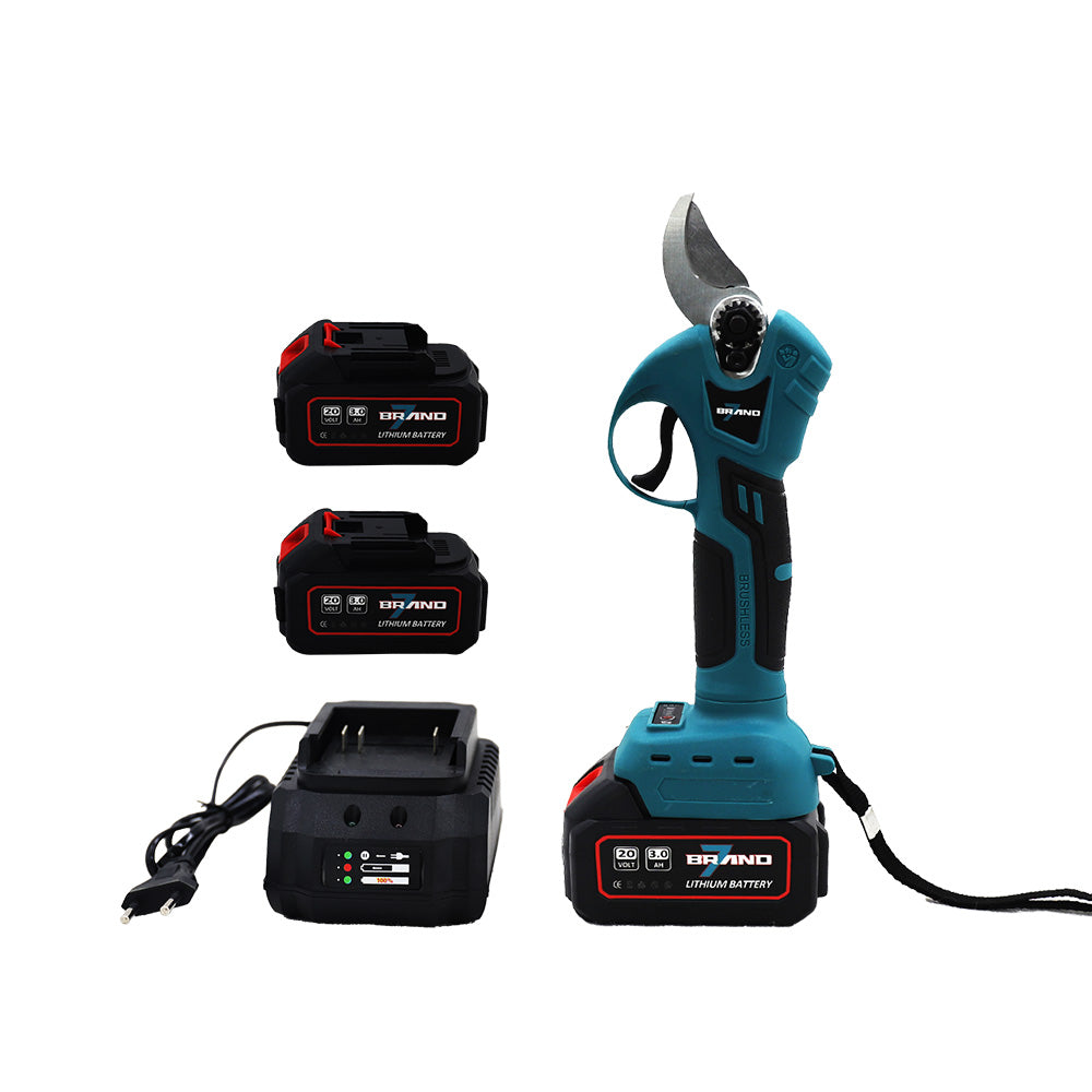 Gartenschere/ Astschere + 2 Akkus BRAND7 | HLXZ-03