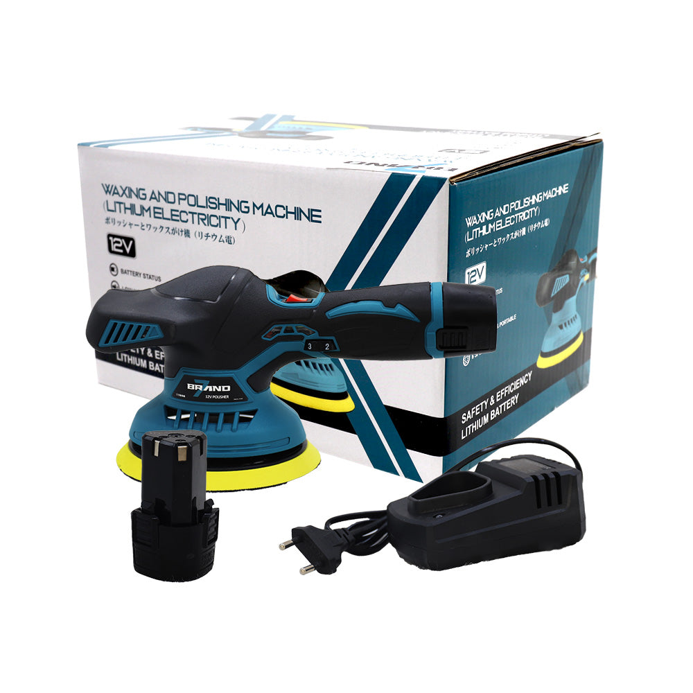 Poliermaschine + 2 Akkus BRAND7 | HLPG-03