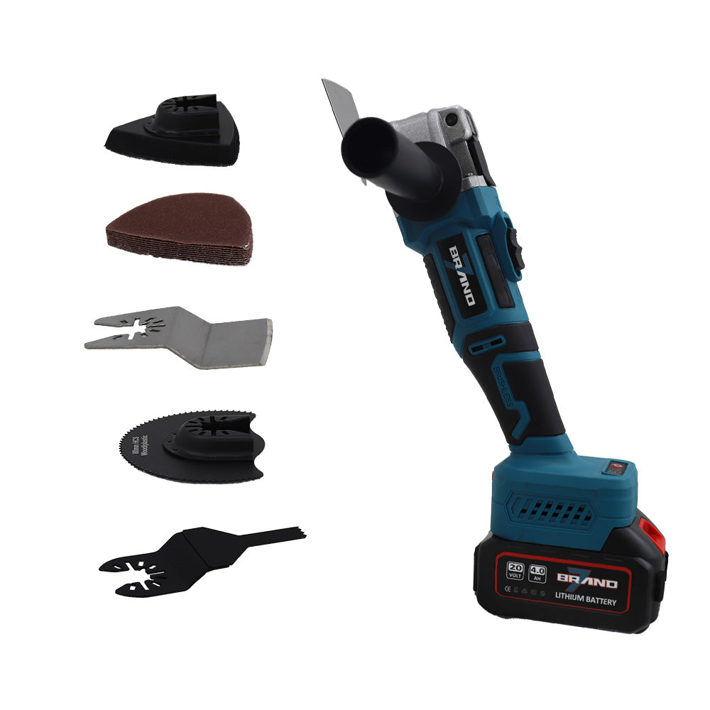 Multifunktionswerkzeug/ Oszillierer + 2 Akkus BRAND7 | HLWYB-03
