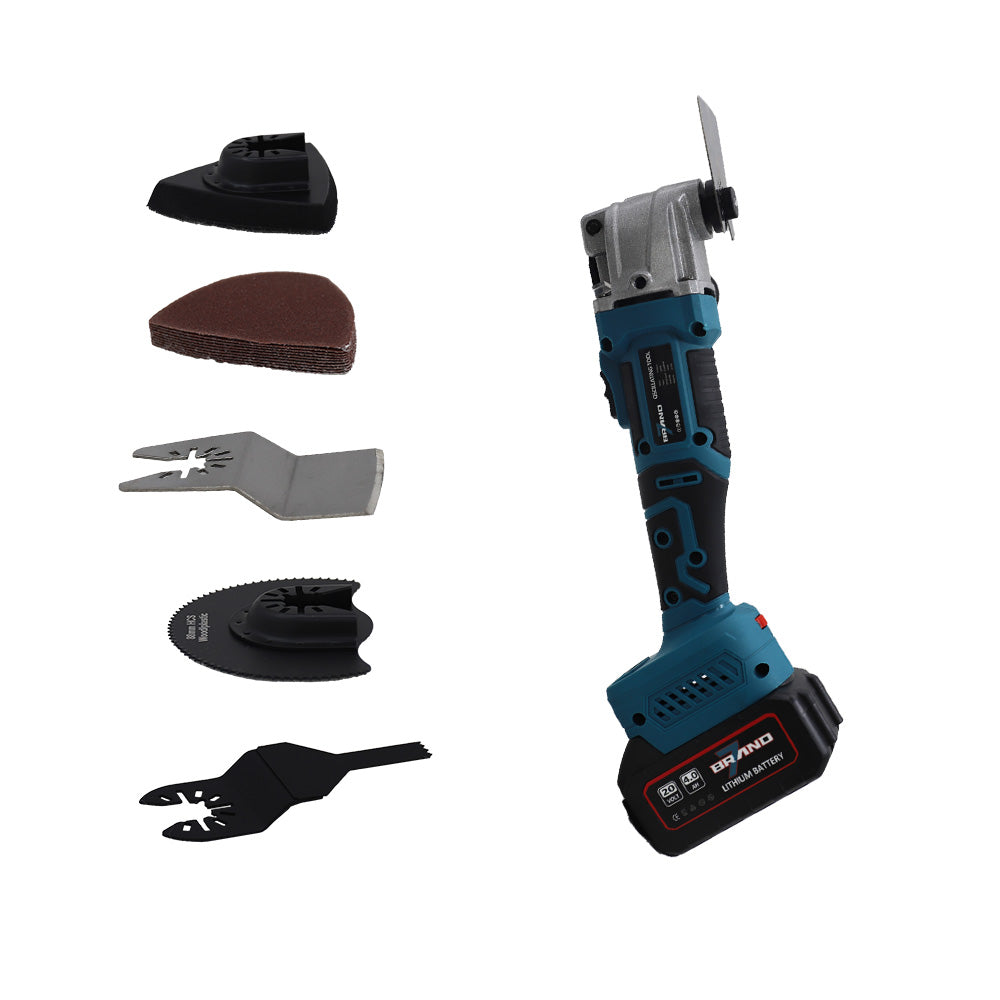 Multifunktionswerkzeug/ Oszillierer + 2 Akkus BRAND7 | HLWYB-03