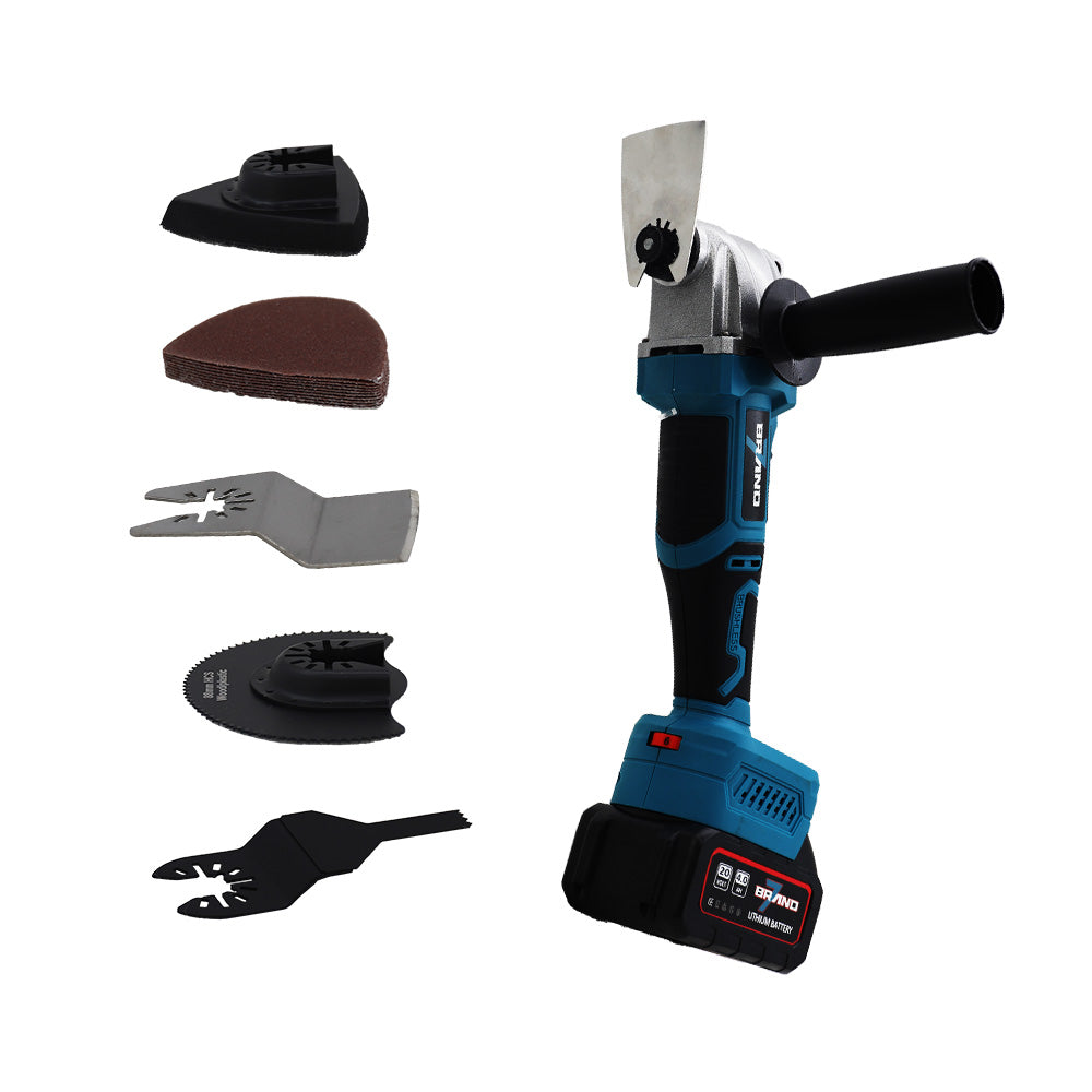 Multifunktionswerkzeug/ Oszillierer + 2 Akkus BRAND7 | HLWYB-03