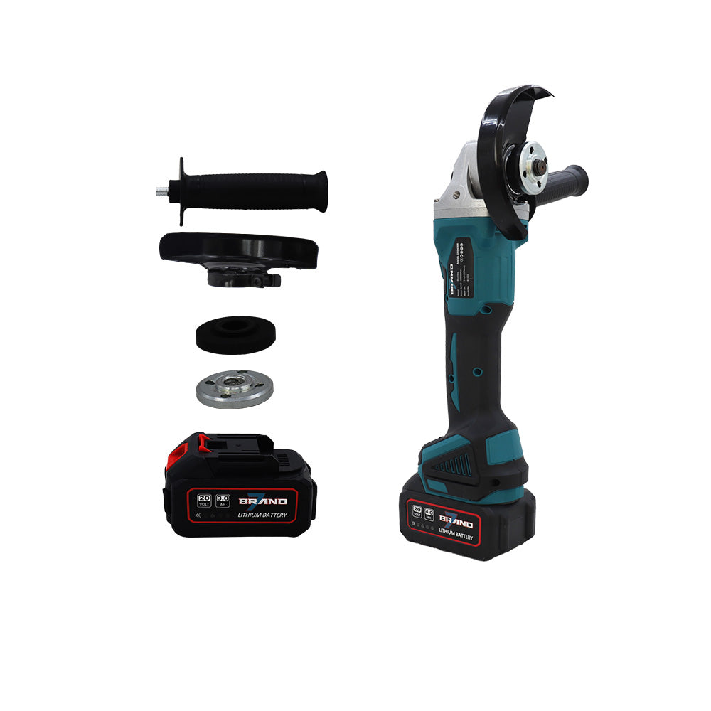 Winkelschleifer + 2 Akkus BRAND7 | HLJM-06-B