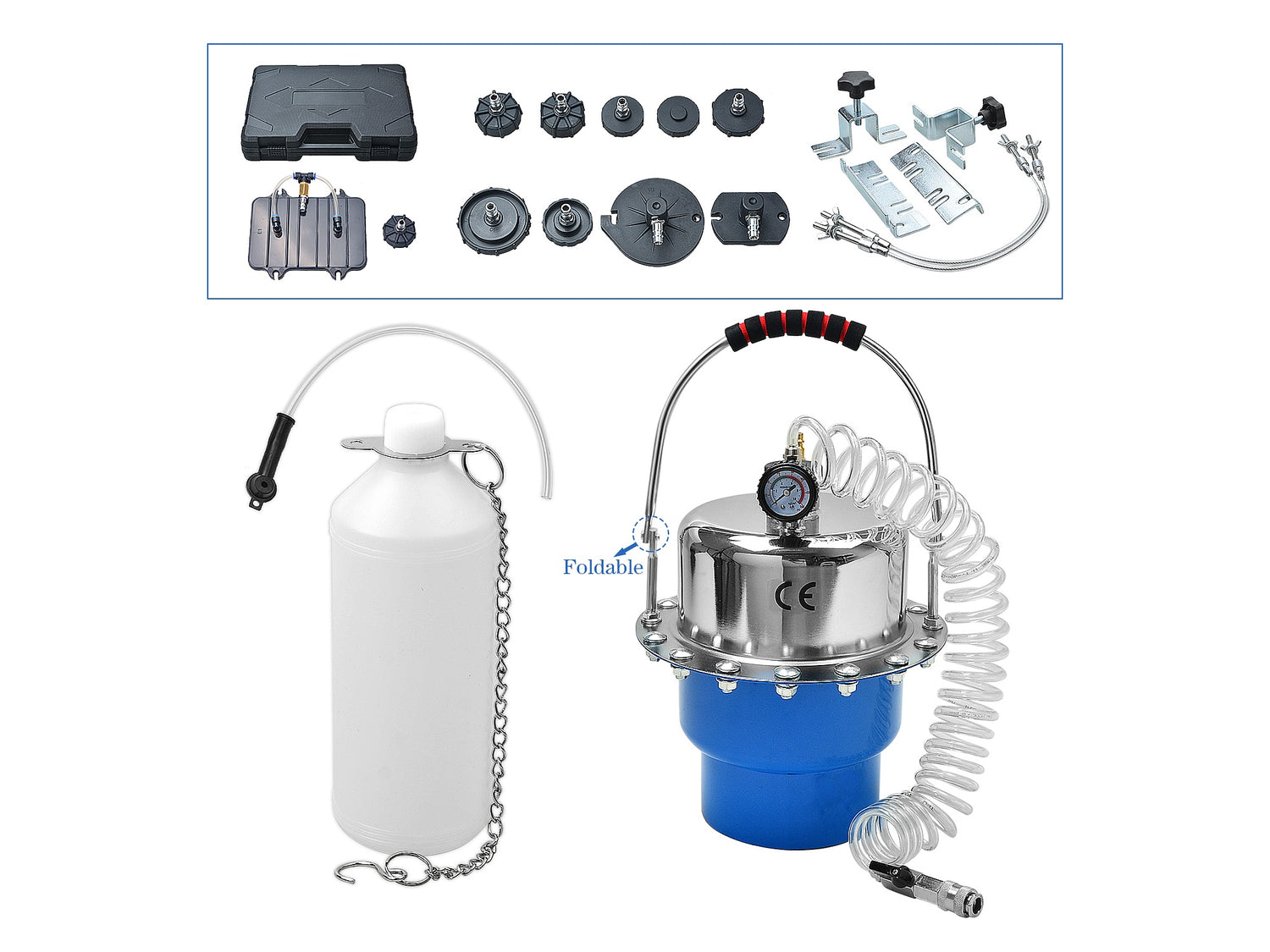 Pneumatisches Druckentlüfter-Kit für Brems- & Kupplungssysteme | B7-1658