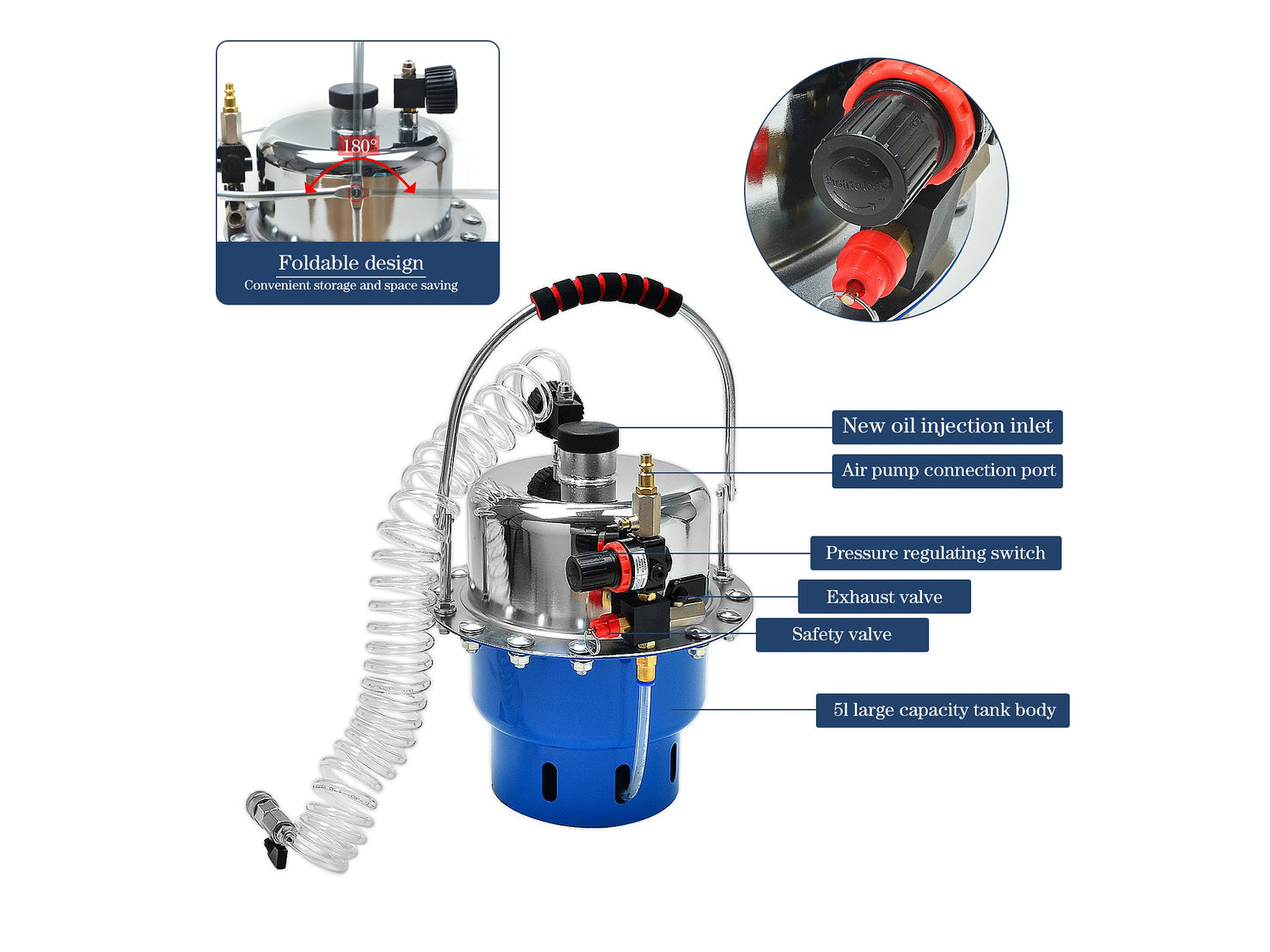 Pneumatisches Druckentlüfter-Kit für Brems- & Kupplungssysteme | B7-1658