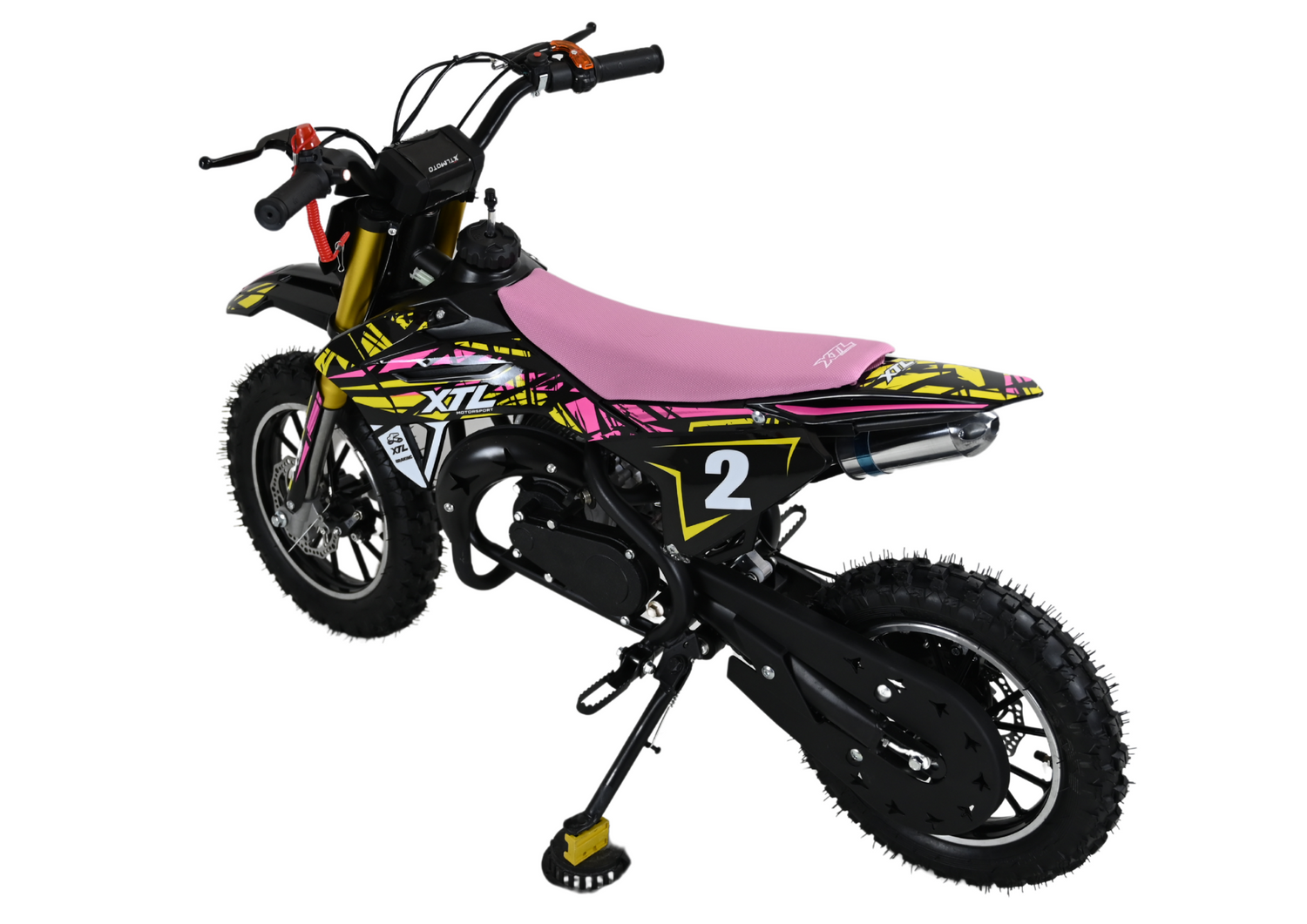 Pit Bike XTL 49cc mit E-Start und Seilzugstarter – Motocross-Abenteuer für Kinder von 4–8 Jahren
