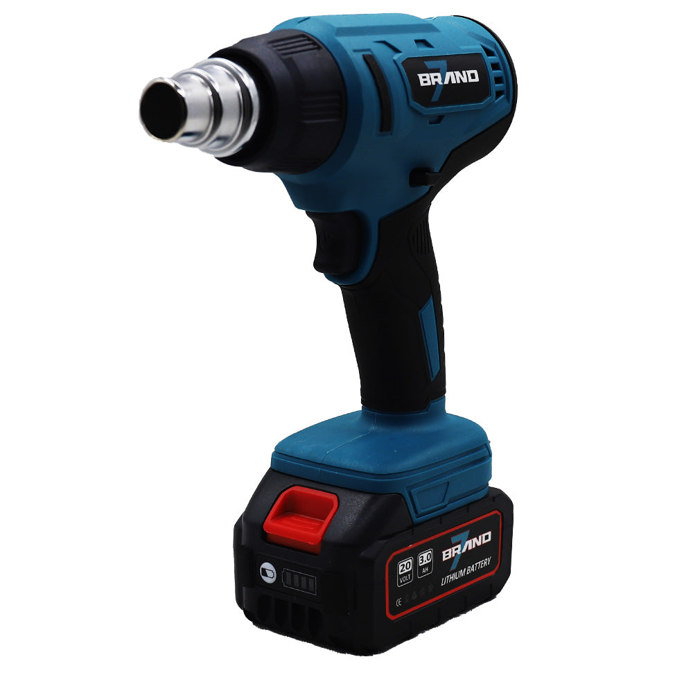 Heißluftpistole/ Heißluftföhn + 2 Akkus BRAND7 | HLRQ-01