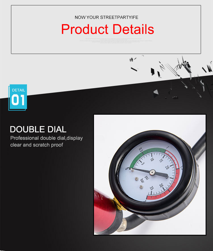 Kraftfahrzeug Kühler Druck Tester Kit 21-tlg. BRAND7 | YZ-8003
