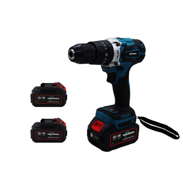 Bohrschrauber mit Schlagfunktion + 2 Akkus BRAND7 | HLDZ-11-C