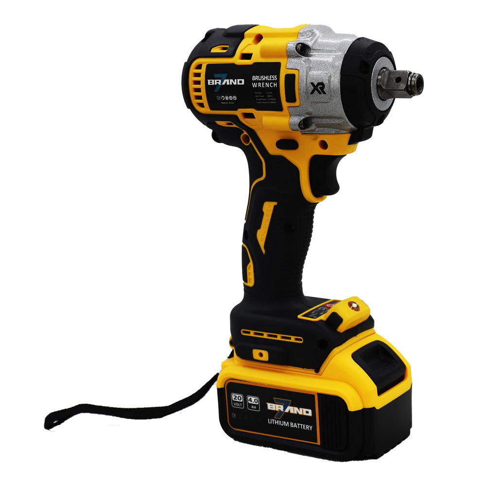 Schlagschrauber mit Doppelkopffunktion 300Nm + 2 Akkus BRAND7 | HLBS-11-A