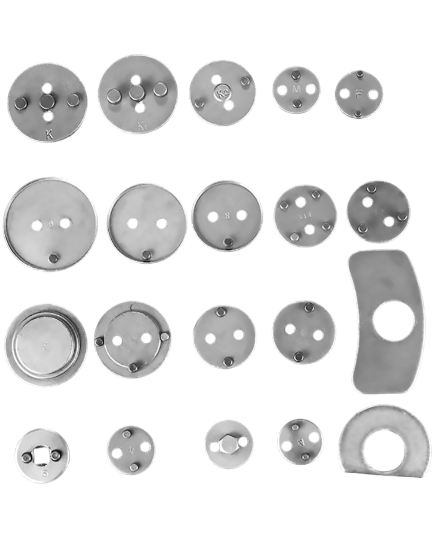 Bremskolbenrücksteller Set 22-tlg. – Universal Werkzeug für Bremskolben mit Rechts- & Linksgewinde | YZ-6023 | Brand7