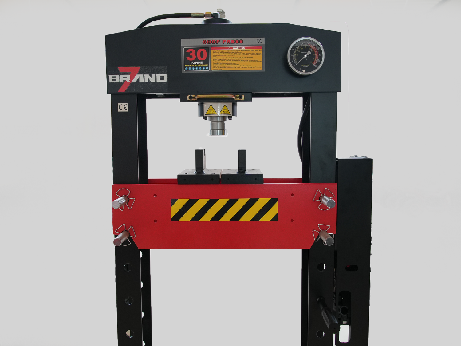 Hydraulische 30T Werkstattpresse – mit Fußpumpe