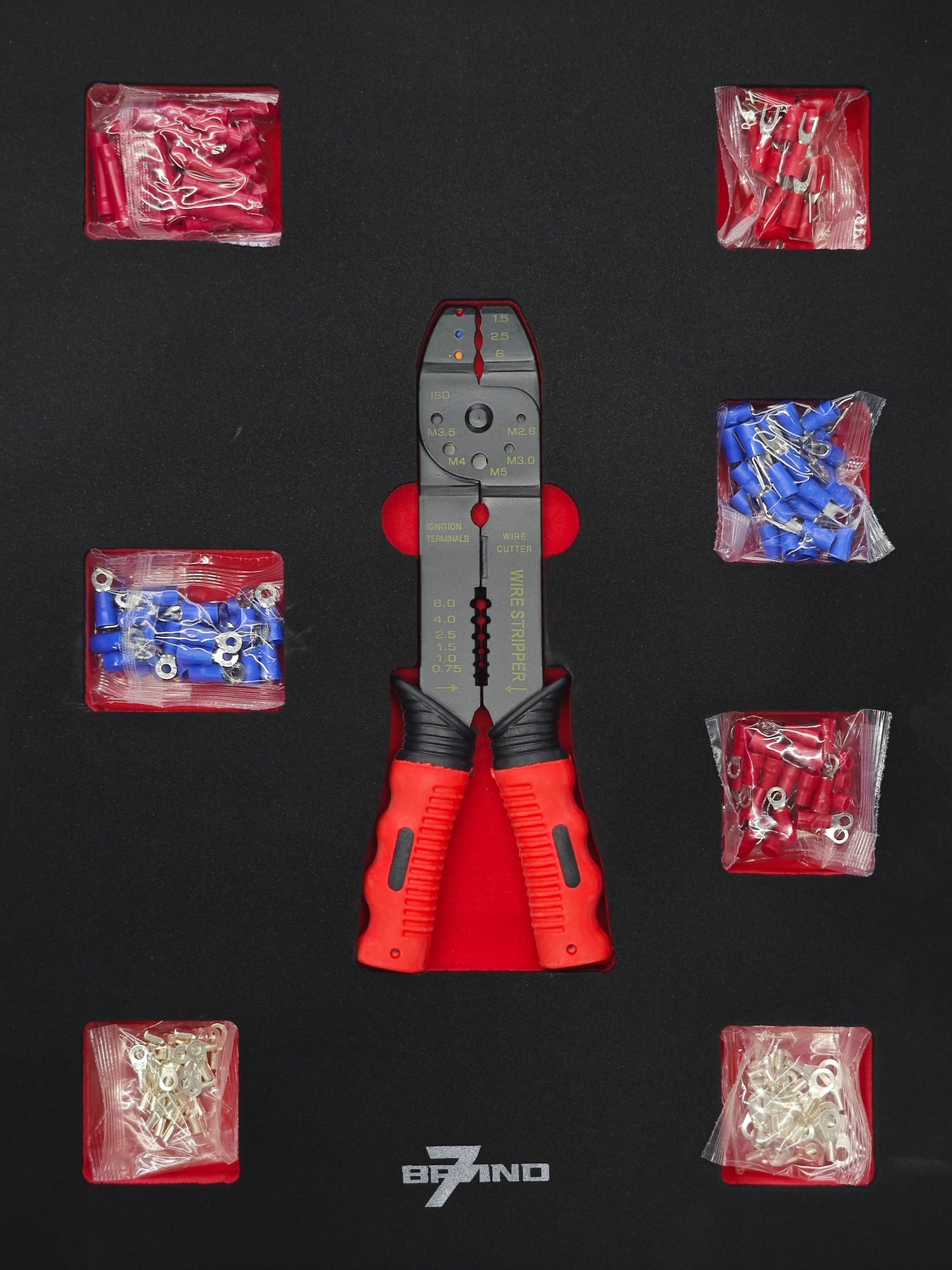 Werkstattwagen BRAND7 527-tlg. Werkzeugsatz – 12 Schubladen, mobil & Profi-Ausstattung