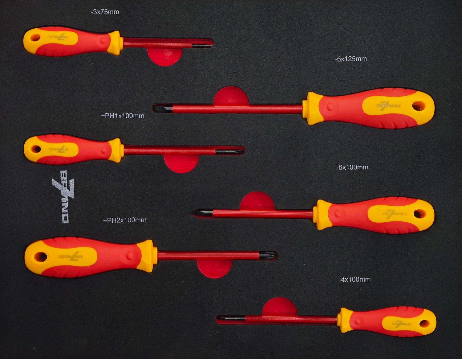 Werkstattwagen BRAND7 527-tlg. Werkzeugsatz – 12 Schubladen, mobil & Profi-Ausstattung