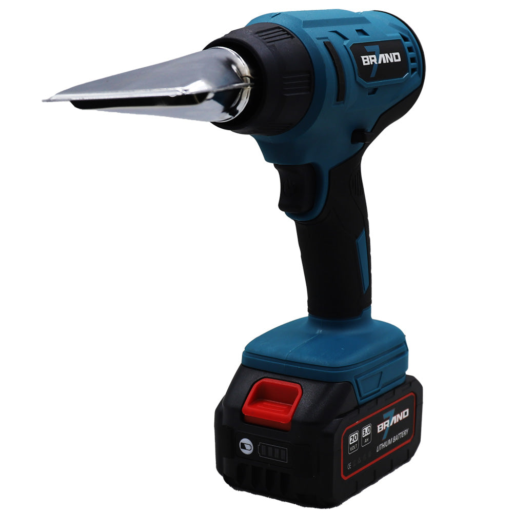 Heißluftpistole/ Heißluftföhn + 2 Akkus BRAND7 | HLRQ-01