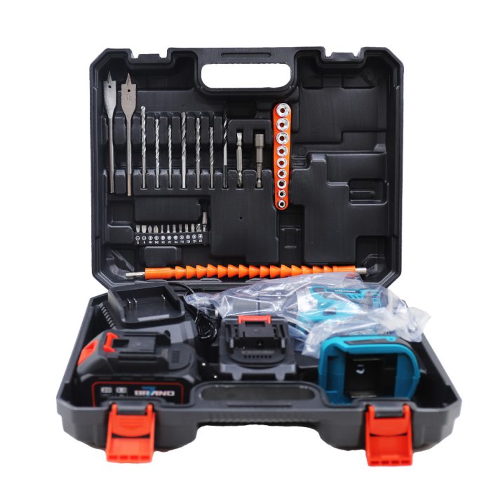 Bohrschrauber mit Schlagfunktion + 2 Akkus BRAND7 | HLDZ-11-C