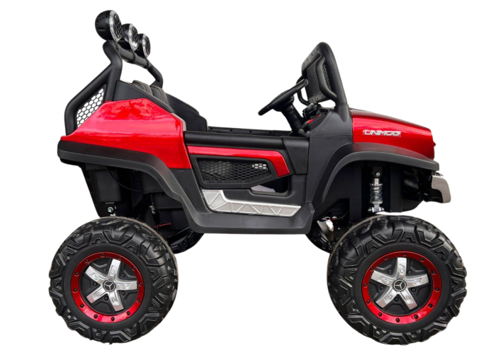 Mercedes Unimog Elektroauto fĂźr Kinder â 2-Sitzer mit Allrad und Fernbedienung