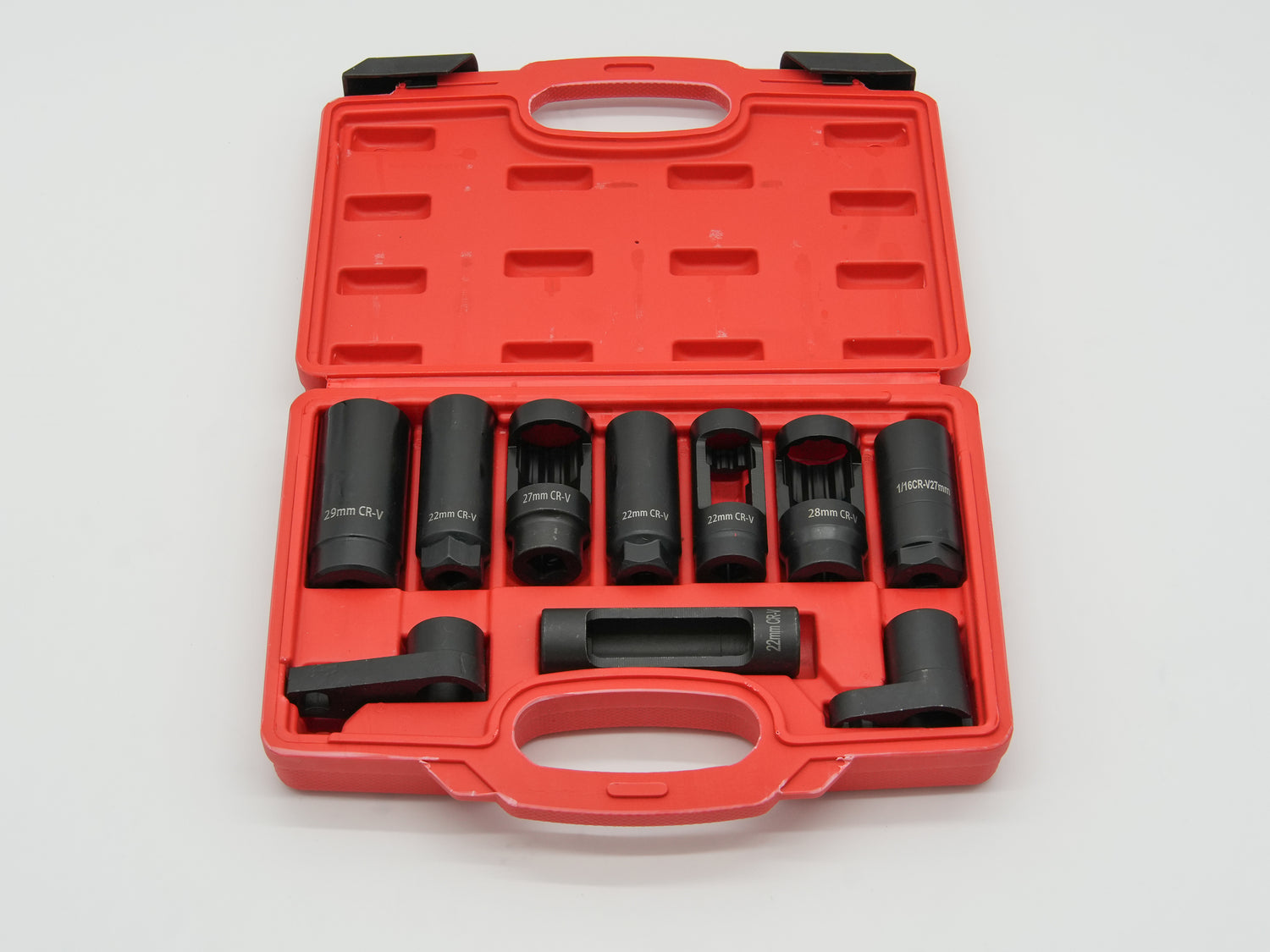 Lambdasonden Steckschlüssel Set 10-tlg. – präzise Sensor-Demontage leicht gemacht | YZ-4042
