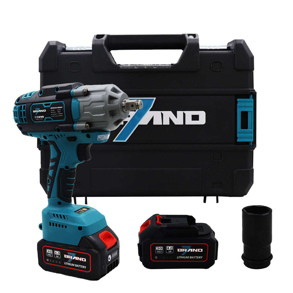 Schlagschrauber + 2 Akkus 800Nm BRAND7 | HLBS-05-B