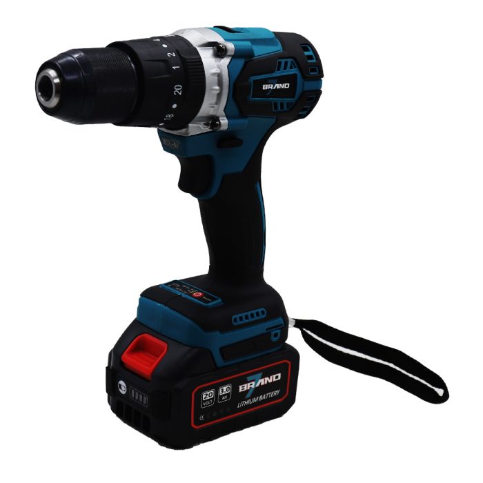 Bohrschrauber mit Schlagfunktion + 2 Akkus BRAND7 | HLDZ-11-C