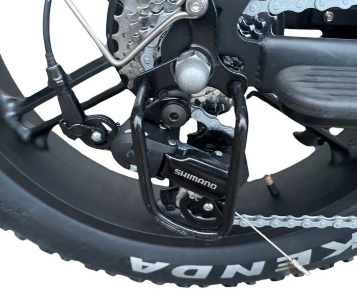 E-Fatbike V8 im Moped-Style mit 20-Zoll-Fettreifen