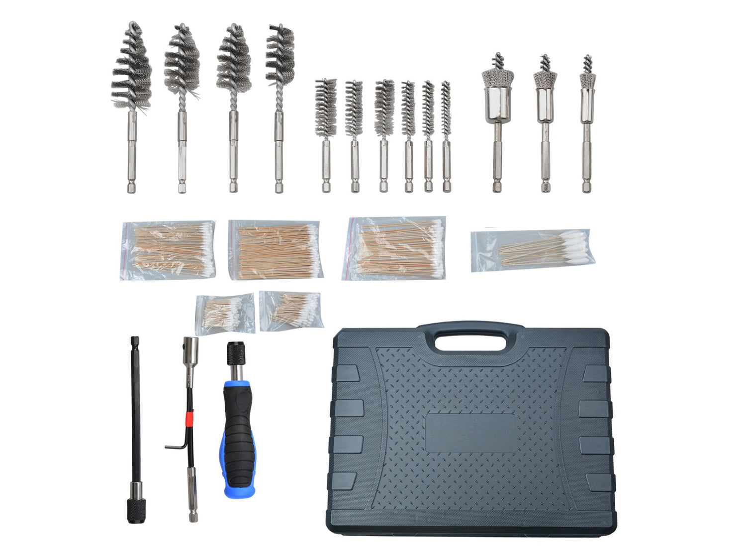Profi-Reinigungsbürsten-Set für Diesel-Injektorsitze & Zylinderkopf | B7-8076