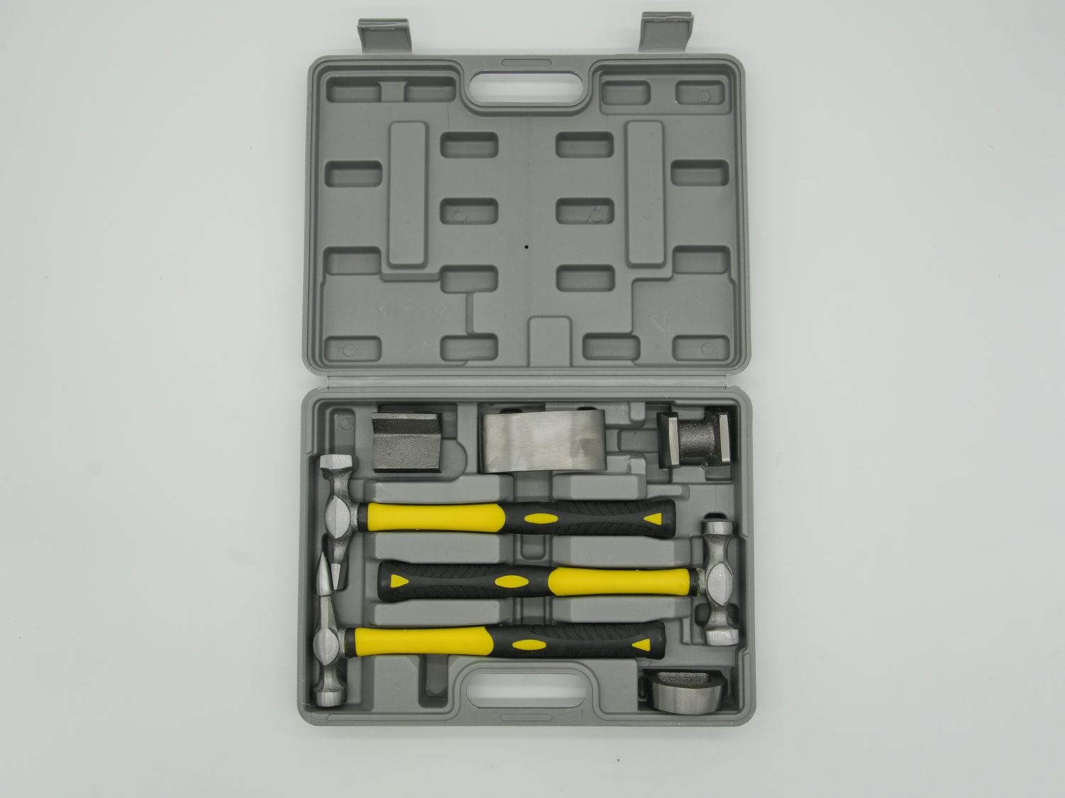 7-tlg. Plattenausbeul-Set | Karosserie-Ausbeulwerkzeug | Brand 7