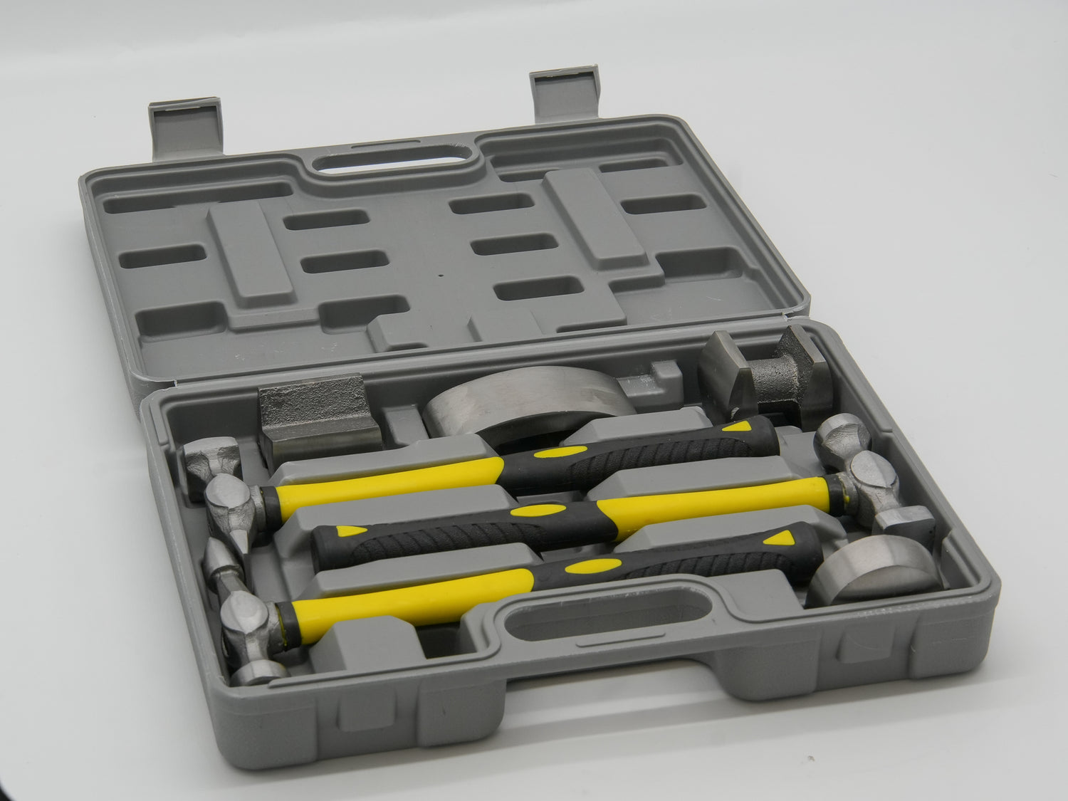 7-tlg. Plattenausbeul-Set | Karosserie-Ausbeulwerkzeug | Brand 7