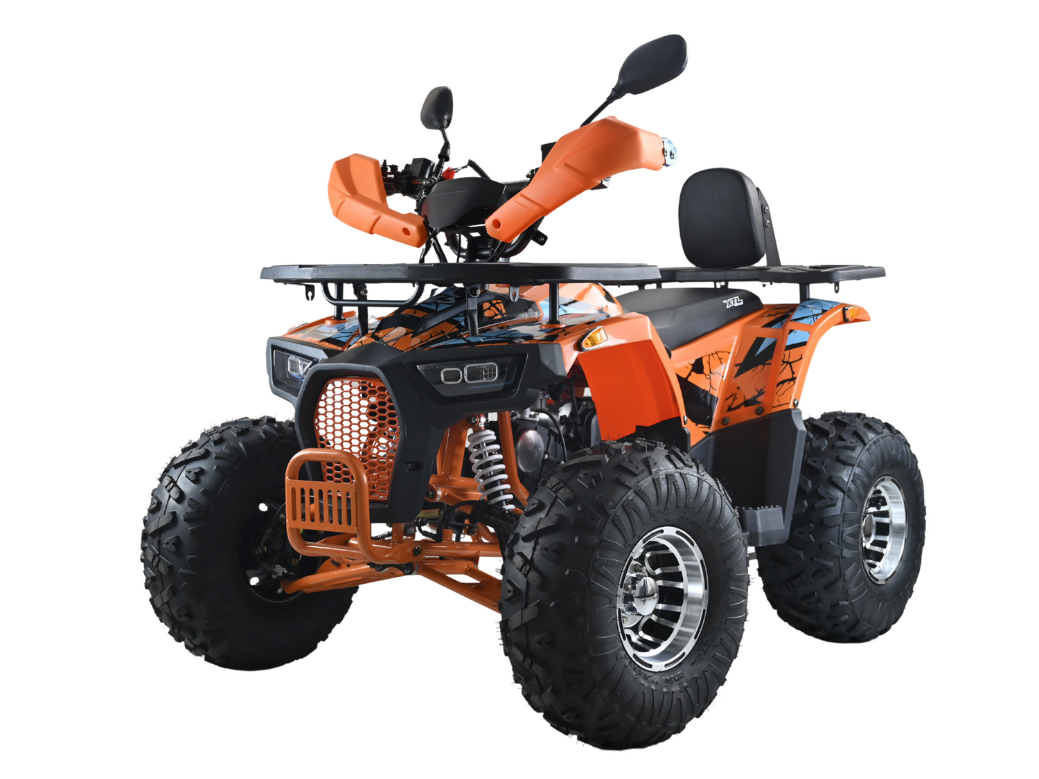 XTL Wild 125cc Kinderquad â Seitenansicht mit breiten Profilreifen und sportlichem Design