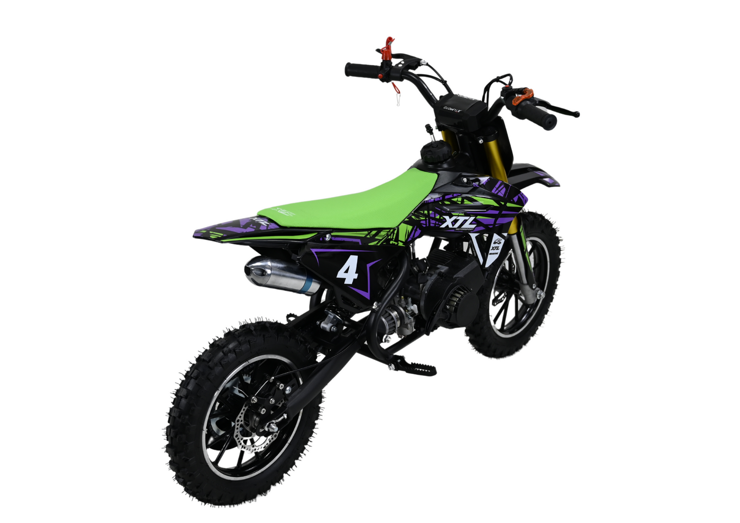 Pit Bike XTL 49cc mit E-Start und Seilzugstarter – Motocross-Abenteuer für Kinder von 4–8 Jahren