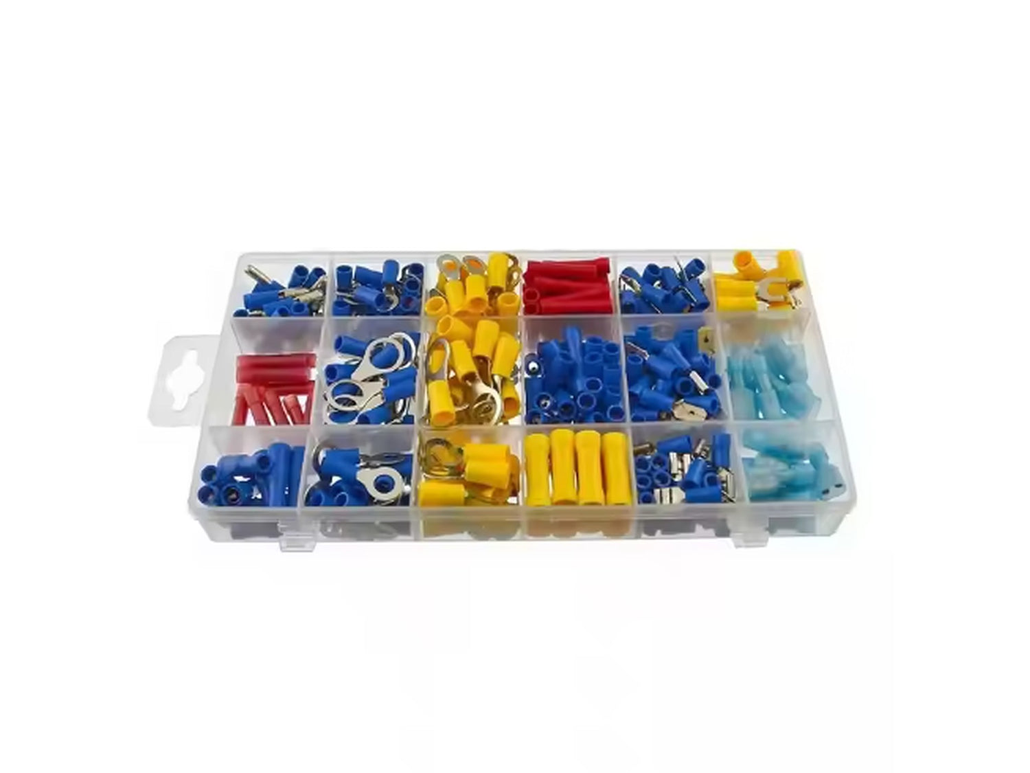 360-tlg. Kabelschuh- und Crimp-Verbinder Set isoliert | B7-8442