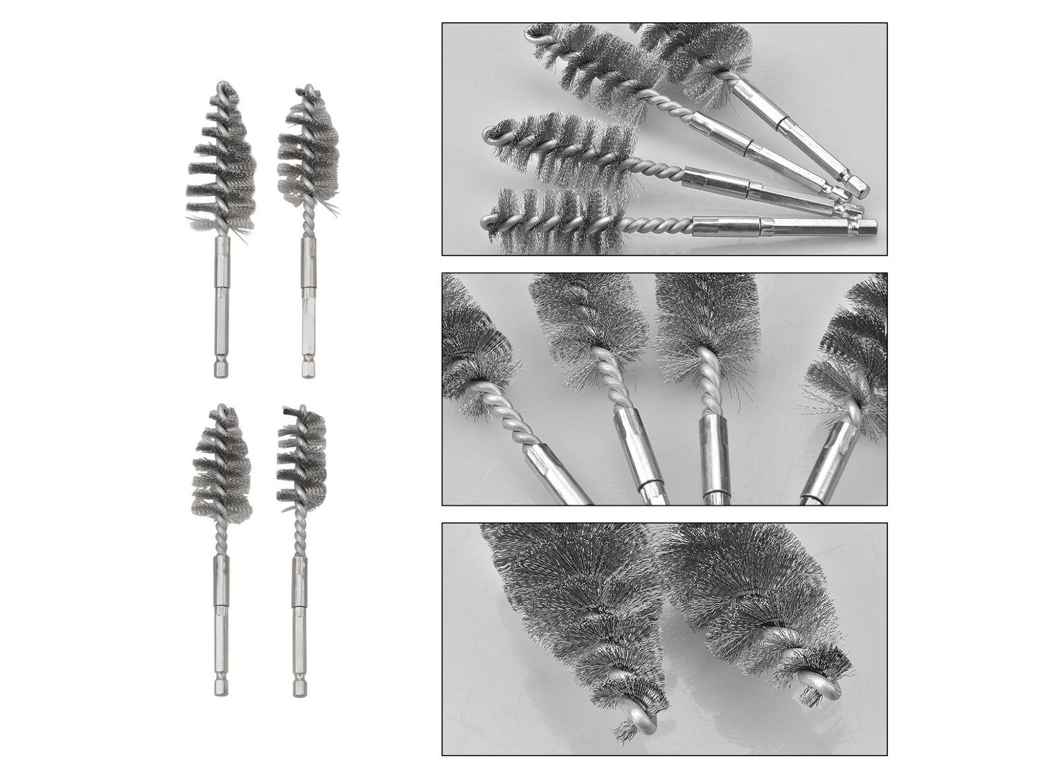 Profi-Reinigungsbürsten-Set für Diesel-Injektorsitze & Zylinderkopf | B7-8076