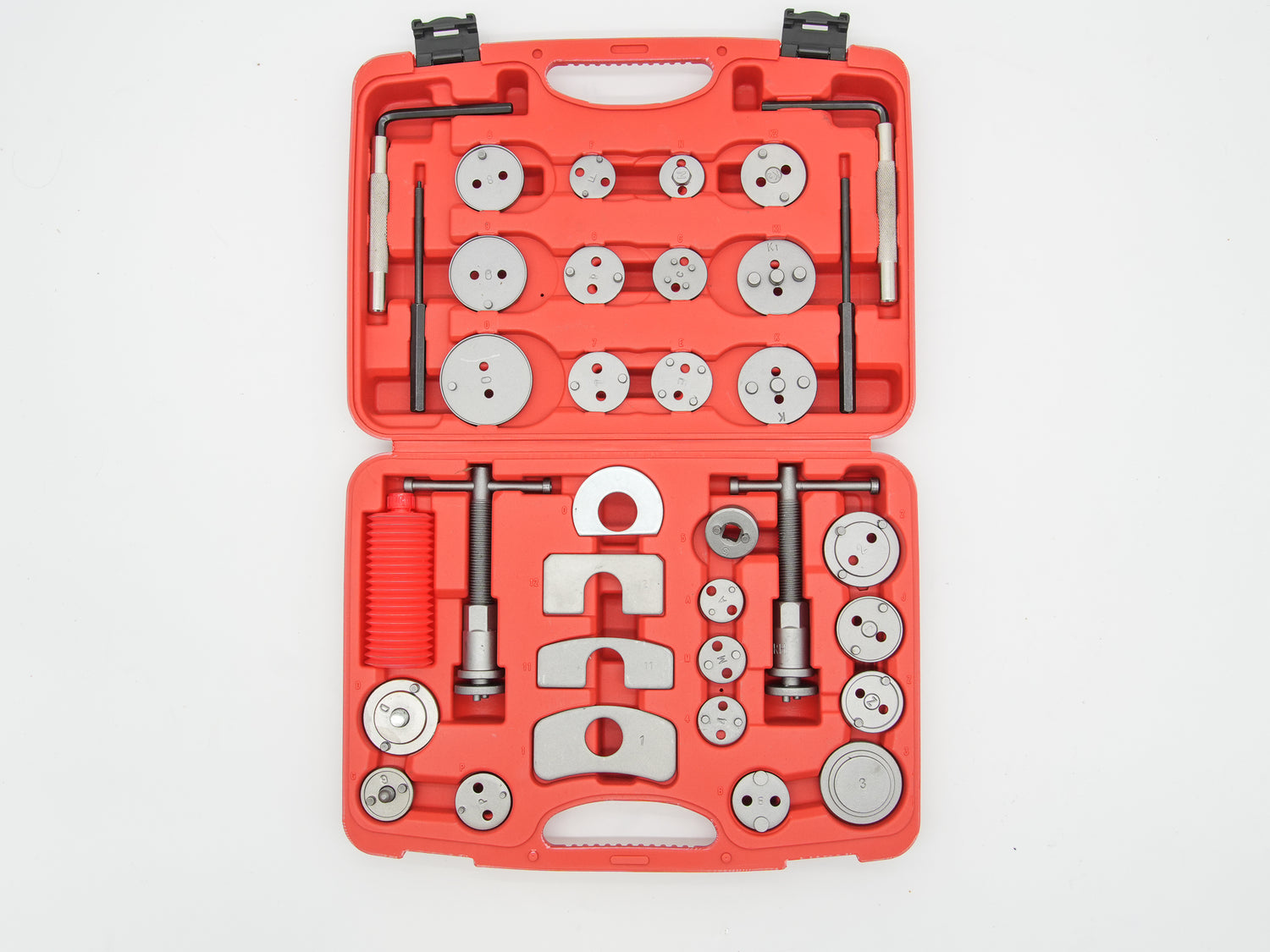 Bremskolbenrücksteller Set 35-tlg. – Universal Bremssattel-Werkzeug für Links- & Rechtslauf | YZ-6024 | Brand7