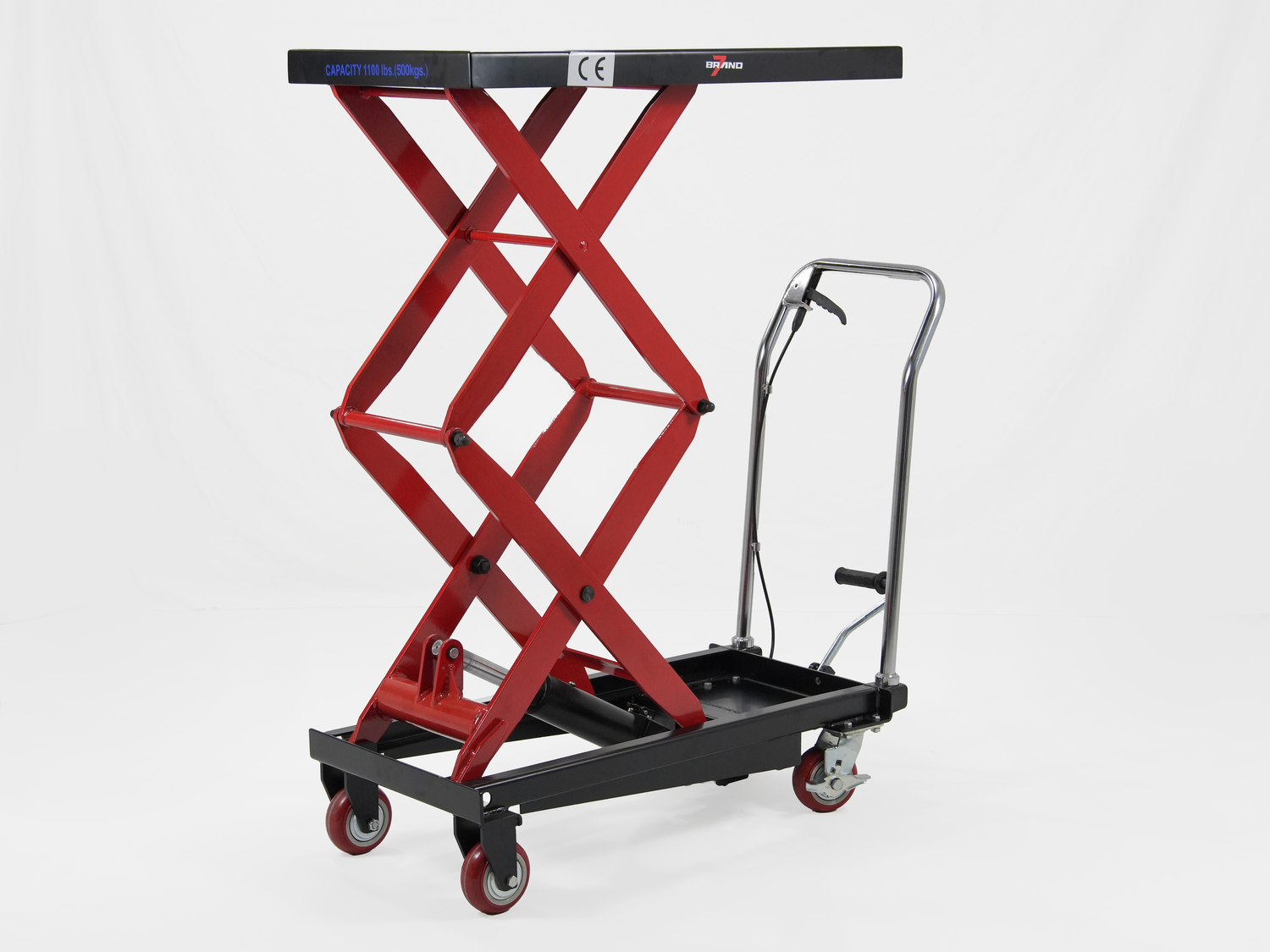 Scherenhubwagen 500 kg â HĂśhenverstellbarer Hubtischwagen bis 1300mm