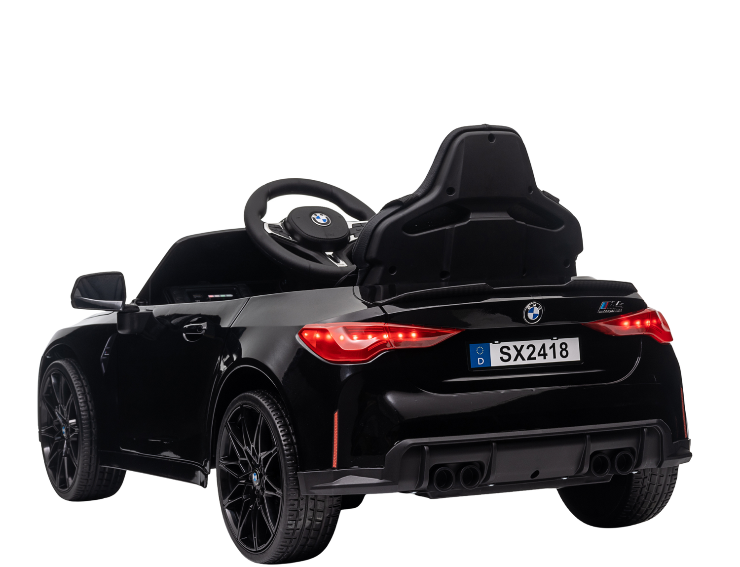 Elektroauto BMW M4 für Kinder 1-3 Jahre – 1-Sitzer mit Fünfpunktgurt