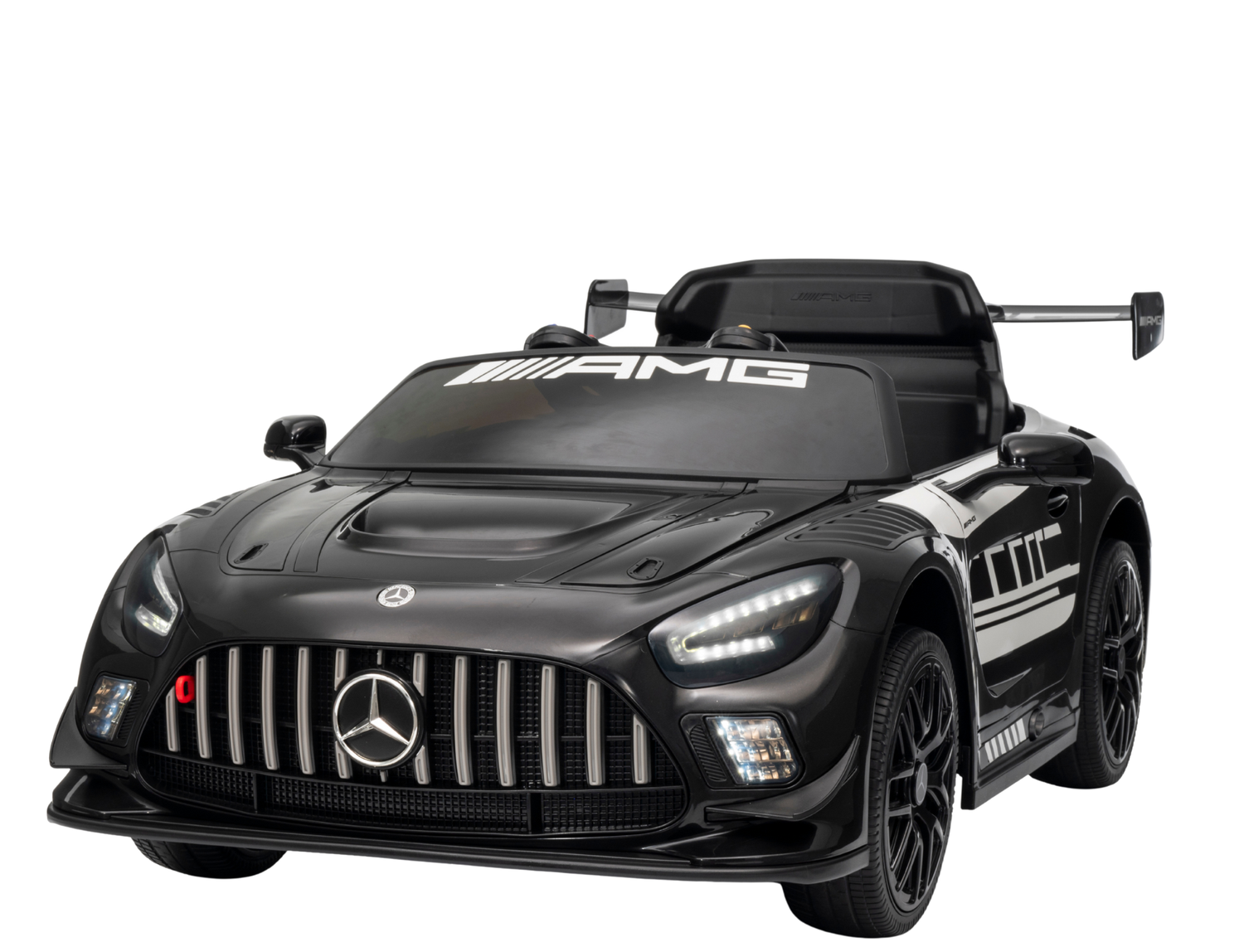 Elektroauto Mercedes AMG GT3 für Kinder 1-3 Jahre – 1-Sitzer mit Fernbedienung & LED-Licht