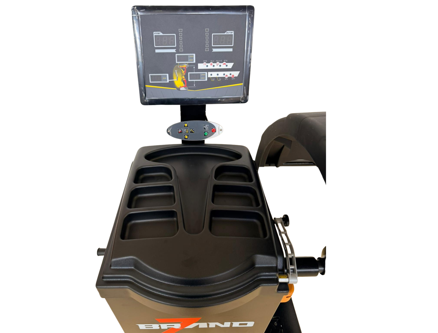 Elektronische Reifenwuchtmaschine 65 kg – Präzises & schnelles Auswuchten von Stahl- und Alufelgen