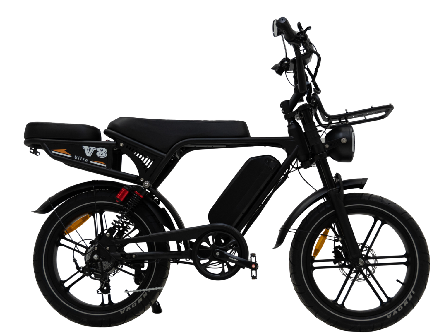 Ultra 8 Fat Tire Elektrofahrrad – 250W Motor, 48V 15Ah Akku