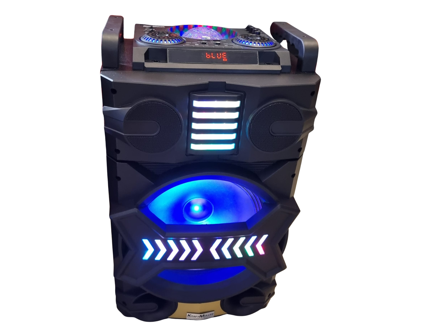 Leistungsstarkes Soundsystem mit Mikrofon & LED