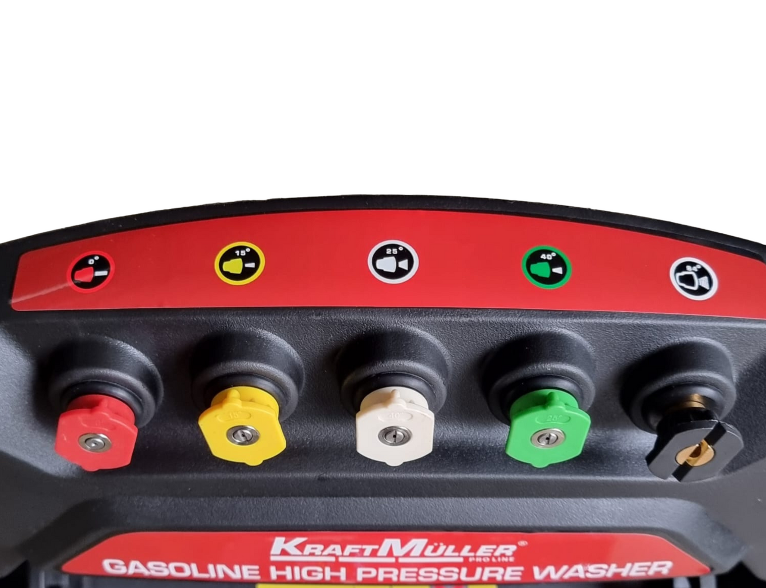 Benzin-Hochdruckreiniger mit 5 Düsen