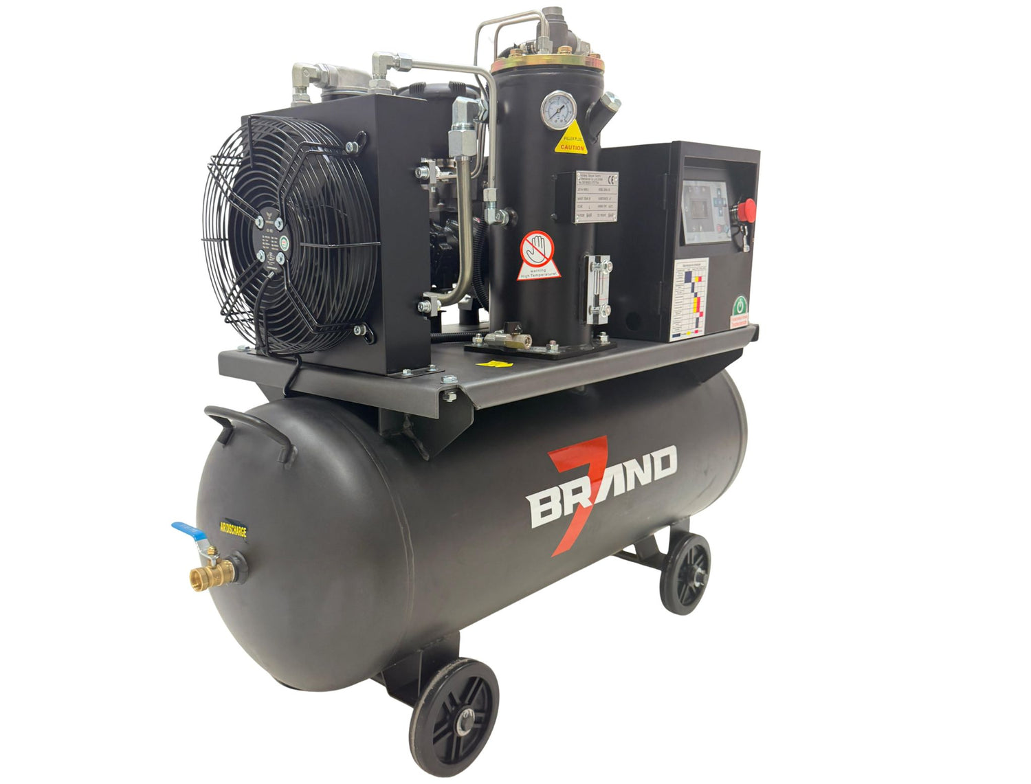 Schraubenkompressor 200L mit Wartungsplan