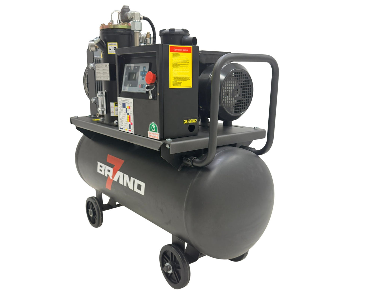 Schraubenkompressor 200L mit Wartungsplan