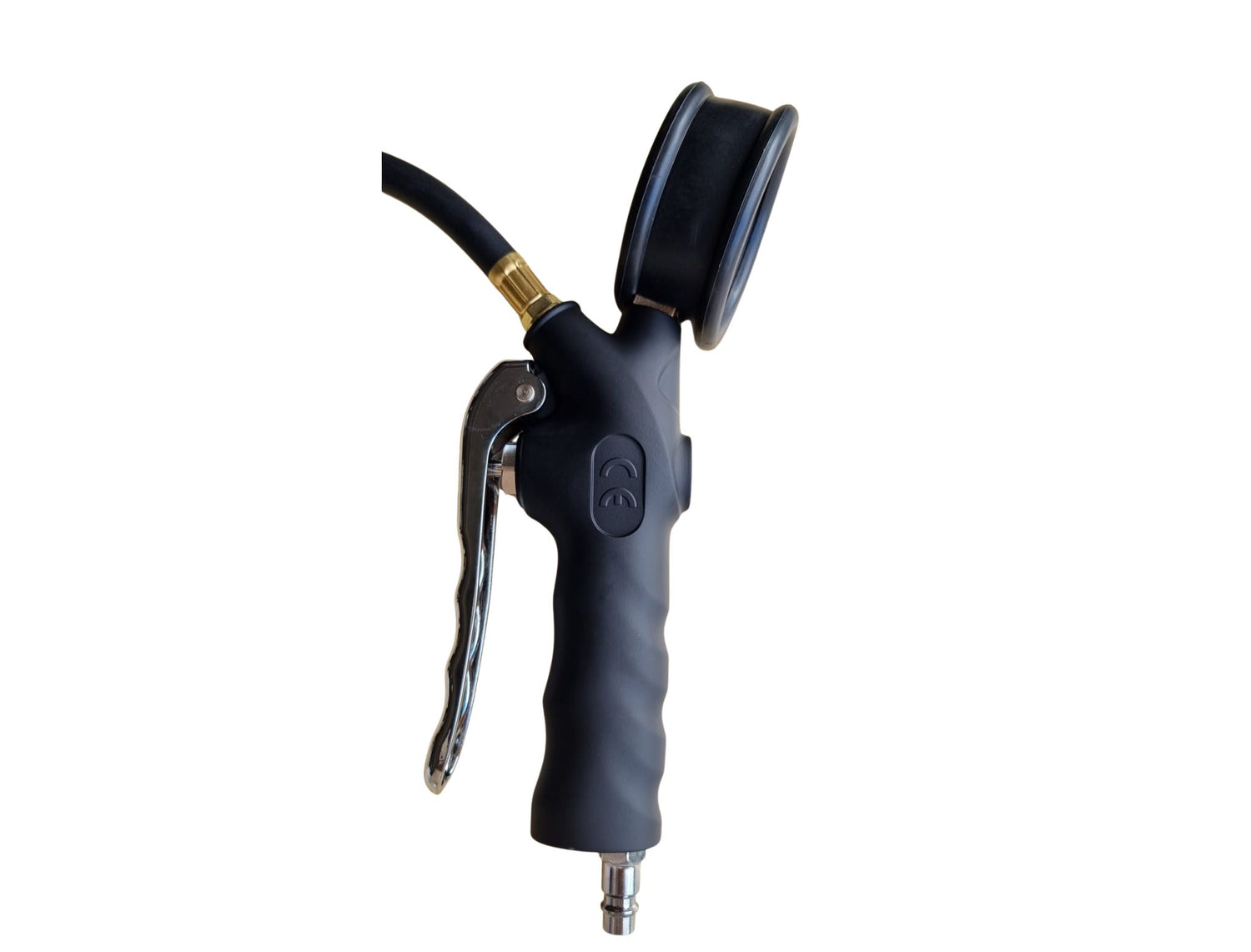 Reifendruckprüfer mit Manometer für PKW, LKW, Motorrad und Fahrrad, Messbereich 0 bis 16 Bar / 0 bis 230 PSI