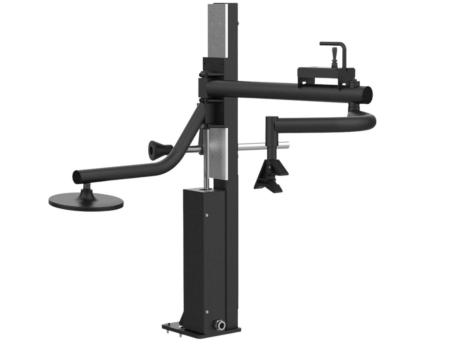 Automatischer Reifenwechsler mit neigbarer Säule