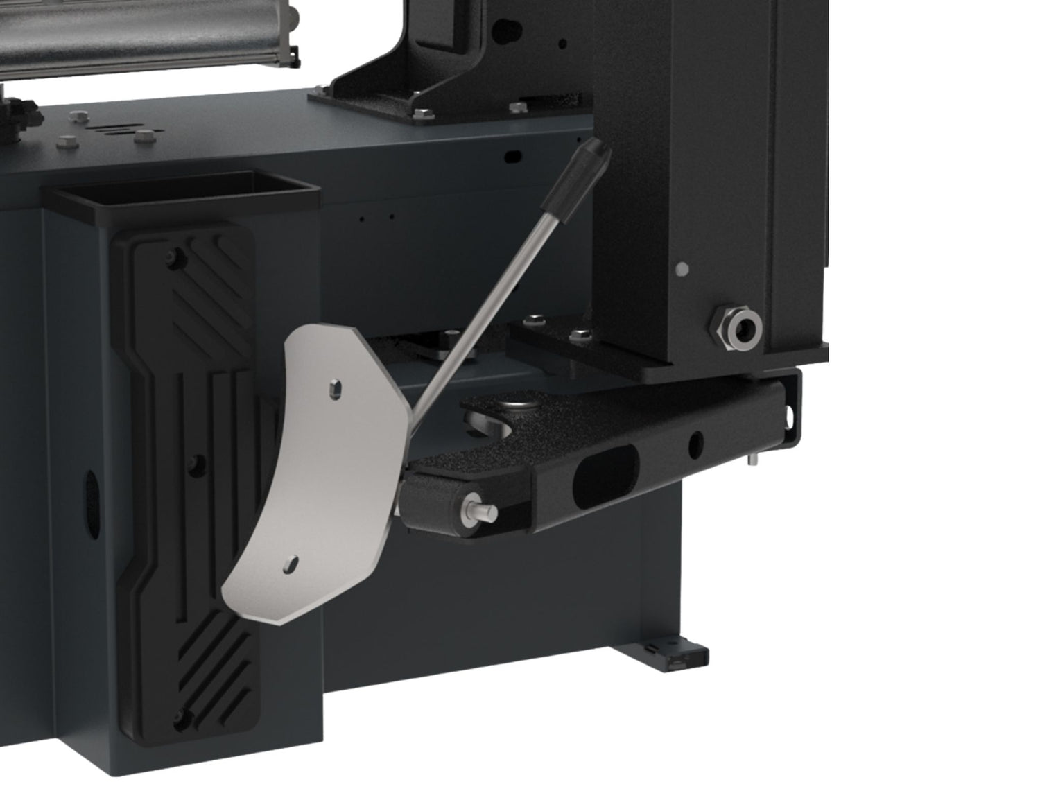 Automatischer Reifenwechsler mit neigbarer Säule