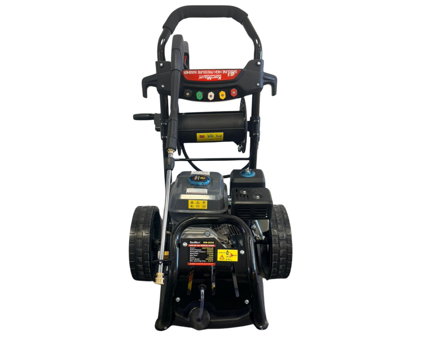 Benzin-Hochdruckreiniger mit 5 Düsen